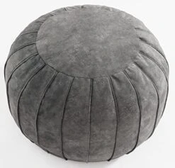 C COMFORTLAND Unstuffed Faux Leather Ottoman Pouf, Round Foot Rest Poof Ottomans, Floor Foot Stool Poufs, Bean Bag Chair Cover With Storage For Living Room, Bedroom, Or Wedding Gifts Orange 26 C COMFORTLAND Unstuffed Faux Leather Ottoman Pouf, Round Foot Rest Poof Ottomans, Floor Foot Stool Poufs, Bean Bag Chair Cover With Storage For Living Room, Bedroom, Or Wedding Gifts Orange -Songmics Furniture Shop 51qAukZMUDL. AC