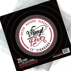 Vinyl Fever Record Sleeves [125 Pack] - Outer Album Covers With Premium Clarity - Durable 3 Mil Thick Polypropylene Sleeves For 12 Inch LPs And Archival Album Storage -Songmics Furniture Shop 51qNjAMcnL. AC