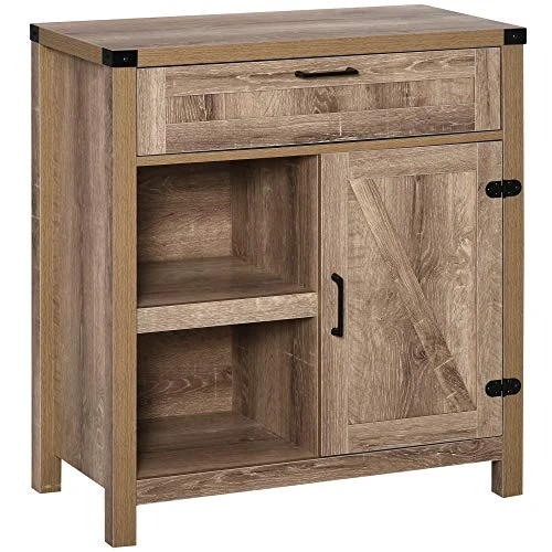 HOMCOM Farmhouse Sideboard Buffet Cabinet, Rustic Barn Door Kitchen Cabinet, Accent Cabinet With Storage For Living Room 1 HOMCOM Farmhouse Sideboard Buffet Cabinet, Rustic Barn Door Kitchen Cabinet, Accent Cabinet With Storage For Living Room