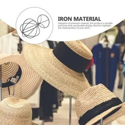 Alipis Bonnet Rack Metal Wig Stand Holder Wire Hat Cap Rack Dome Shape Freestanding Wig Head Holder Form Mannequin Pedestal Riser For Hat Organizer Storage Black -Songmics Furniture Shop 51qb3U2fmUL