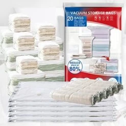 Vacuum Storage Bags Jumbo Cube 6 Pack, Space Saver Bags Extra Large Vacuum Seal Bags For Comforters Blankets Clothes (3 Jumbo 3 Medium), Closet Organizers And Storage Bags Vacuum Sealed 12 Vacuum Storage Bags Jumbo Cube 6 Pack, Space Saver Bags Extra Large Vacuum Seal Bags For Comforters Blankets Clothes (3 Jumbo 3 Medium), Closet Organizers And Storage Bags Vacuum Sealed -Songmics Furniture Shop 51rDYgezDbL. AC