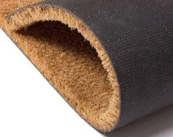 Coir Doormat Front Door Mat New Home Closing Housewarming Gift Hey Dood Doodle Dog Funny (30" X 18" Standard)