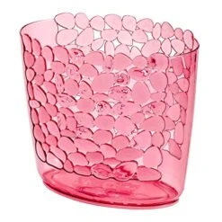 MDesign Plastic Slim Oval 2 Gallon Trash Can Wastebasket Garbage Bin - Decorative Themed Basket For Bathroom, Bedroom, Office - Hold Trash, Waste, Recycling - Pebbles Collection - Blue 19 MDesign Plastic Slim Oval 2 Gallon Trash Can Wastebasket Garbage Bin - Decorative Themed Basket For Bathroom, Bedroom, Office - Hold Trash, Waste, Recycling - Pebbles Collection - Blue -Songmics Furniture Shop 51rkYzZeeHL