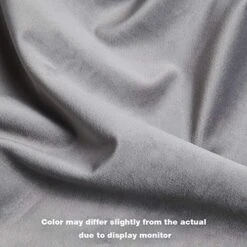 Duhome Modern Round Velvet Ottoman Footrest Vanity Stool Gray -Songmics Furniture Shop 51rqBX5wY1L