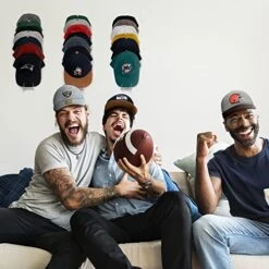 STAUBER Best Acrylic Baseball Cap Rack And Hat Storage Display Holder Stand (Clear)