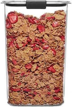 Rubbermaid Brilliance Airtight Food Storage Container For Pantry With Lid For Flour, Sugar, And Rice, 16-Cup, Clear/Grey 17 Rubbermaid Brilliance Airtight Food Storage Container For Pantry With Lid For Flour, Sugar, And Rice, 16-Cup, Clear/Grey -Songmics Furniture Shop 51sTEyU7ZiL. AC