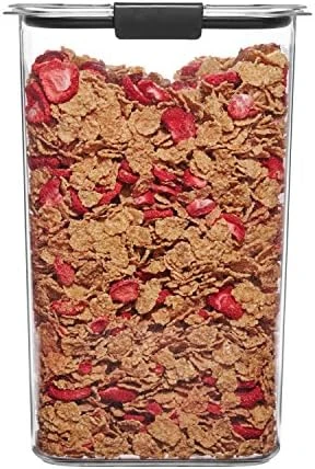 Rubbermaid Brilliance Airtight Food Storage Container For Pantry With Lid For Flour, Sugar, And Rice, 16-Cup, Clear/Grey 9 Rubbermaid Brilliance Airtight Food Storage Container For Pantry With Lid For Flour, Sugar, And Rice, 16-Cup, Clear/Grey - Image 9