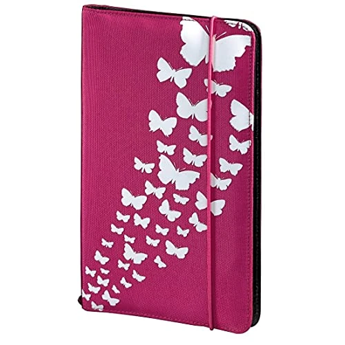 Hama Up To Fashion Nylon Case For Up To 48 CDs/DVDs - Pink 'Butterfly' 1 Hama Up To Fashion Nylon Case For Up To 48 CDs/DVDs - Pink 'Butterfly'