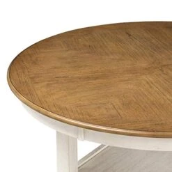 New Classic Furniture Cori 5-Piece Round Counter Dining Set With 1 Dining Table And 4 Chairs, 42-Inch, Bisque -Songmics Furniture Shop 51skvqkpmCL