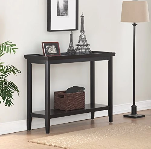 Convenience Concepts Ledgewood Console Shelf Table, Black 2 Convenience Concepts Ledgewood Console Shelf Table, Black - Image 2