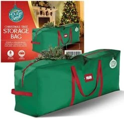 HOLIDAY SPIRIT Christmas Tree Storage Bag, Heavy-Duty 600D Oxford Material With Durable Reinforced Handles & Zipper, Waterproof Dust Protection (Red, Fits A 9FT Tree) -Songmics Furniture Shop 51tBn60jz9L. AC