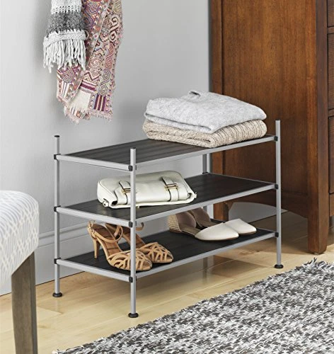 Whitmor 3 Tier Closet Storage Shelves - Shoe Rack And Home Organizer 2 Whitmor 3 Tier Closet Storage Shelves - Shoe Rack And Home Organizer - Image 2