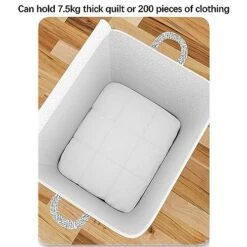 Xecvkr Storage Bins With Lids Closet Organizers And Storage Box Youfen Non-woven Zipper Storage Bag Moving Quilt Storage Basket Travel Large-capacity Clothing Storage Bag (Gray-S-13.77x9.84x7.87in) -Songmics Furniture Shop 51tSDyCyxgL