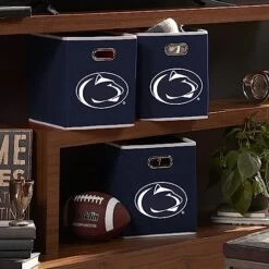 Franklin Sports NCAA College Team Fabric Storage Cubes Made To Fit Storage Bin Organizers (11x10.5x10.5) -Songmics Furniture Shop 51tUktReFRL