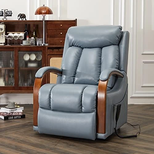 DYNOX Small Lift Chair Recliners With Massage And Heat, Dual Motor Power Lift Sofa With Infinite Adjust For Back And Footrest (Fabirc-Beige) 13 DYNOX Small Lift Chair Recliners With Massage And Heat, Dual Motor Power Lift Sofa With Infinite Adjust For Back And Footrest (Fabirc-Beige) - Image 13