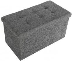 Seville Classics Cushioned Fabric Ottoman Hidden Storage Chest Footrest Chair, Padded Seat For Bedroom, Dorm, Loft, Living Room, Entryway, Hallway, Midnight Blue, 31.5" Bench 26 Seville Classics Cushioned Fabric Ottoman Hidden Storage Chest Footrest Chair, Padded Seat For Bedroom, Dorm, Loft, Living Room, Entryway, Hallway, Midnight Blue, 31.5" Bench -Songmics Furniture Shop 51uTF6tQPDL. AC