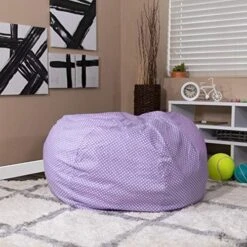 EMMA + OLIVER Oversized Solid Gray Refillable Bean Bag Chair For All Ages -Songmics Furniture Shop 51ui4O 8SNL. AC