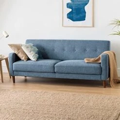 Mellow Adair Mid-Century Modern Loveseat/Sofa/Couch With Armrest Pockets, Tufted Linen Fabric, Light Grey 12 Mellow Adair Mid-Century Modern Loveseat/Sofa/Couch With Armrest Pockets, Tufted Linen Fabric, Light Grey -Songmics Furniture Shop 51uol92ImL. AC