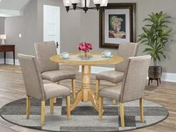 East West Furniture DLDR3-BLK-24 Dining Set, 3, Black -Songmics Furniture Shop 51v2pCDOmyS. AC