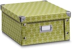 Zeller 17764 Storage Box 40 X 33 X 17 Cm White Cardboard -Songmics Furniture Shop 51vI5SxVctL. AC