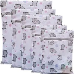 Xducom Mesh Laundry Bags,Set Of 5 Delicate Laundry Bag For Washing Machine,Clothing Washing Bags With Cat Prints,Garment Bags For Laundry,Lingerie Bag,Travel Storage Organize Bag (5 SET, CAT) 18 Xducom Mesh Laundry Bags,Set Of 5 Delicate Laundry Bag For Washing Machine,Clothing Washing Bags With Cat Prints,Garment Bags For Laundry,Lingerie Bag,Travel Storage Organize Bag (5 SET, CAT) -Songmics Furniture Shop 51vdsDFBML. AC