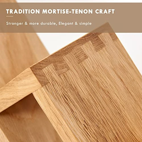 TRWISWDC Wine Rack Countertop Oak Wooden Wine Bottle Holder Rustic Free Standing Wine Storage Racks For Tabletop, Hutches And Display Cabinets - No Assembly Required (Natural) 2 TRWISWDC Wine Rack Countertop Oak Wooden Wine Bottle Holder Rustic Free Standing Wine Storage Racks For Tabletop, Hutches And Display Cabinets - No Assembly Required (Natural) - Image 2