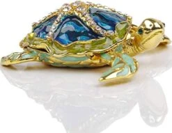 SEVENBEES Purple Sea Turtle Figurine Decorative Jewelry Boxes Hinged Trinket Box Sea Turtle -Songmics Furniture Shop 51wg7sqhaL. AC