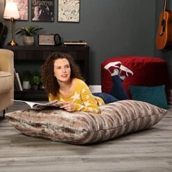 Jaxx Saxx 3.5 Floor Pillow, Premium Luxe Fur - Mountain Fox -Songmics Furniture Shop 51wj5NbQ1BL