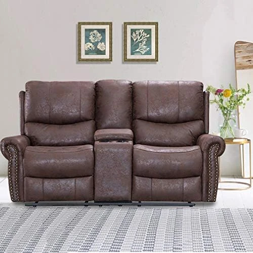 Recliner Chair Reclining Recliner Sofa Couch Sofa Palomino Fabric Home Theater Seating Manual Recliner Motion For Living Room 7 Recliner Chair Reclining Recliner Sofa Couch Sofa Palomino Fabric Home Theater Seating Manual Recliner Motion For Living Room - Image 7
