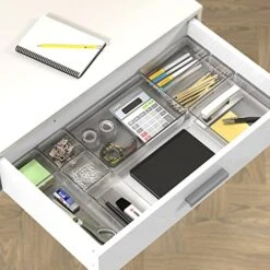 Simple Houseware 20-Pack Clear Plastic Drawer Organizers (6S, 7M, 5L, 1 XL, 1XXL) -Songmics Furniture Shop 51wr0fq4qnL