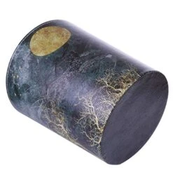 Scakbyer Trash Can, 10L/2.64 Gallon PU Leather Wastebasket, Decorative Waterproof Paper Basket Garbage Bin For Home Office Bathroom -Songmics Furniture Shop 51wsBemC4vL