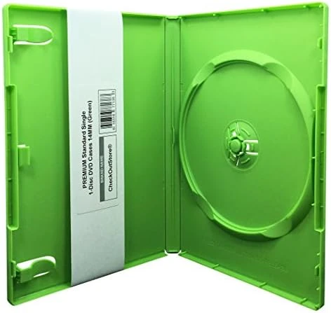 CheckOutStore (6) Premium Standard Single 1-Disc DVD Cases 14mm (Black) 15 CheckOutStore (6) Premium Standard Single 1-Disc DVD Cases 14mm (Black) - Image 15