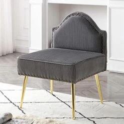 Homtique Velvet Loveseat & Accent Chair 3 Piece Set, Modern Upholstered Living Room Furniture Set, Armless Loveseat Settee With Gold Metal Legs, For Small Space, Bedroom, Apartment, Orange 23 Homtique Velvet Loveseat & Accent Chair 3 Piece Set, Modern Upholstered Living Room Furniture Set, Armless Loveseat Settee With Gold Metal Legs, For Small Space, Bedroom, Apartment, Orange -Songmics Furniture Shop 51xOtLWQKvL. AC