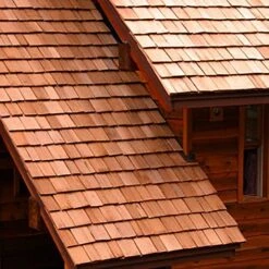 24" X 3/4" Western Red Cedar #1 Grade Heavy Handsplit Shakes -Songmics Furniture Shop 51xigHG5bNL