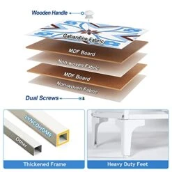 LYNCOHOME 6 Drawers Dresser, Dresser For Bedroom, Closet, Clothes, Storage Tower Organizer, Chest Of Drawers, White Dresser For Bedroom, Fabric Drawers(Sea White) 9 LYNCOHOME 6 Drawers Dresser, Dresser For Bedroom, Closet, Clothes, Storage Tower Organizer, Chest Of Drawers, White Dresser For Bedroom, Fabric Drawers(Sea White) -Songmics Furniture Shop 51xsNj379dL