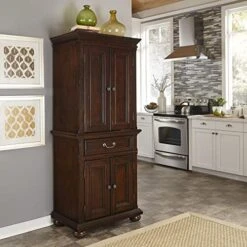 Colonial Classic Dark Cherry Pantry Cabinet By Home Styles -Songmics Furniture Shop 51xv9zAudZL