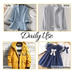 Belinlen 50 Pack 23.6x40inch Clear Plastic Clothes Covers For Hanging Clothes Dust Proof Garment Bags For Small Business Dry Cleaning Store And Home Closet Storage Suit Cover -Songmics Furniture Shop 51xvFg6DFsL