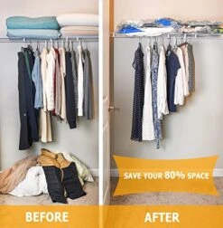 Vacuum Storage Bags 7 Jumbo, Space Saver Sealer Bags With Travel Hand Pump, Airtight Compression Bags For Clothes, Pillows, Comforters, Blankets, Bedding 13 Vacuum Storage Bags 7 Jumbo, Space Saver Sealer Bags With Travel Hand Pump, Airtight Compression Bags For Clothes, Pillows, Comforters, Blankets, Bedding -Songmics Furniture Shop 51y1WqeNSrL