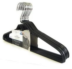 Mainstays Nonslip Heavy Wire Clothes Hangers, 10 Count Black 5 Mainstays Nonslip Heavy Wire Clothes Hangers, 10 Count Black -Songmics Furniture Shop 51yZcvB0ozL