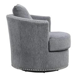 Lexicon Winona Swivel Chair, Gray -Songmics Furniture Shop 51yn8ES6JmL