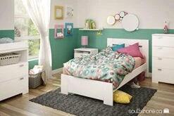 South Shore Reevo 4-Drawer Chest, Pure White 8 South Shore Reevo 4-Drawer Chest, Pure White -Songmics Furniture Shop 51ynX2PyNxL