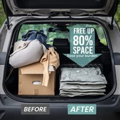 TAILI Fabric Vacuum Storage Bags For Comforters And Blankets, Space Saver Bags 4 Pack (40x27 Inch), Jumbo Vacuum Seal Bags For Bedding And Clothes, Waterproof, Wearproof, Punctureproof, Vacuum Compression Storage Bags 10 TAILI Fabric Vacuum Storage Bags For Comforters And Blankets, Space Saver Bags 4 Pack (40x27 Inch), Jumbo Vacuum Seal Bags For Bedding And Clothes, Waterproof, Wearproof, Punctureproof, Vacuum Compression Storage Bags -Songmics Furniture Shop 51ypKXKZPgL