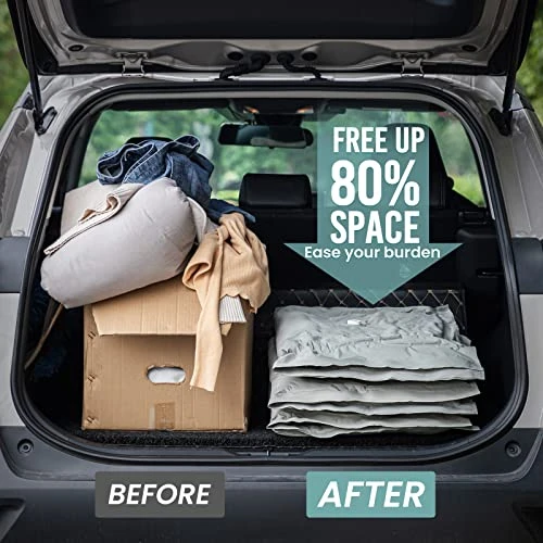 TAILI Fabric Vacuum Storage Bags For Comforters And Blankets, Space Saver Bags 4 Pack (40x27 Inch), Jumbo Vacuum Seal Bags For Bedding And Clothes, Waterproof, Wearproof, Punctureproof, Vacuum Compression Storage Bags 5 TAILI Fabric Vacuum Storage Bags For Comforters And Blankets, Space Saver Bags 4 Pack (40x27 Inch), Jumbo Vacuum Seal Bags For Bedding And Clothes, Waterproof, Wearproof, Punctureproof, Vacuum Compression Storage Bags - Image 5