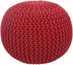 COTTON CRAFT - Hand Knitted Cable Style Dori Pouf - Ivory - Floor Ottoman - Cotton Braid Cord - Handmade & Hand Stitched - Truly One Of A Kind Seating - 20 Dia X 14 High 25 COTTON CRAFT - Hand Knitted Cable Style Dori Pouf - Ivory - Floor Ottoman - Cotton Braid Cord - Handmade & Hand Stitched - Truly One Of A Kind Seating - 20 Dia X 14 High -Songmics Furniture Shop 51zGAwPl1rL. AC