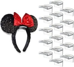 Modern JP Adhesive Hooks For Disney Ears (16-Pack) - Minimalist Disney Ear Holder, No Drilling Headband Holder Design, Strong Hold Headband Organizer - U.S. Patent Pending, Clear 13 Modern JP Adhesive Hooks For Disney Ears (16-Pack) - Minimalist Disney Ear Holder, No Drilling Headband Holder Design, Strong Hold Headband Organizer - U.S. Patent Pending, Clear -Songmics Furniture Shop 51zP1FT40ZL. AC