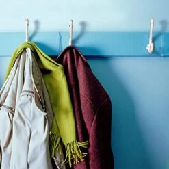 The Metal Magician Wall Mounted Antique Cast Iron Vintage Style Wall Hooks For Coats, Bags, Towels, Hats - (Set Of 3) Distressed White 5 The Metal Magician Wall Mounted Antique Cast Iron Vintage Style Wall Hooks For Coats, Bags, Towels, Hats - (Set Of 3) Distressed White -Songmics Furniture Shop 51zRgiKMRXL