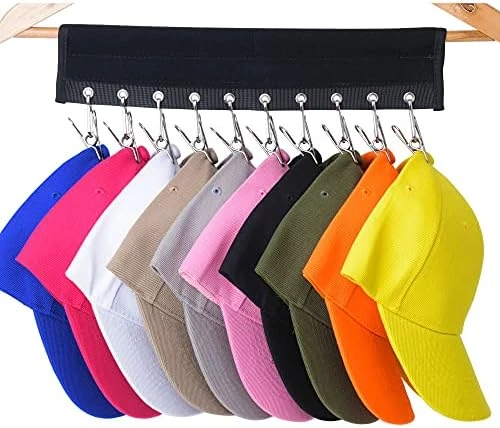 LEKUSHA Cap Organizer Hanger, 10 Baseball Cap Holder, Hat Organizer For Closet - Change Your Cloth Hanger To Cap Organizer Hanger - Keep Your Hats Cleaner Than A Hat Rack, Pack Of 4 Black 6 LEKUSHA Cap Organizer Hanger, 10 Baseball Cap Holder, Hat Organizer For Closet - Change Your Cloth Hanger To Cap Organizer Hanger - Keep Your Hats Cleaner Than A Hat Rack, Pack Of 4 Black - Image 6