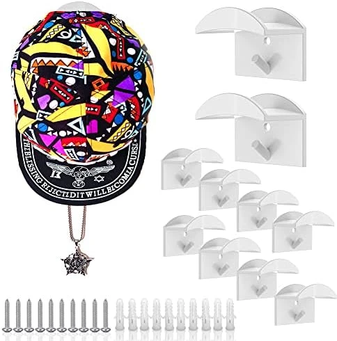 OYANI-DECORATION Hat Rack For-Baseball Caps - Yellow ABS Apple Hat Hooks Storage Organizer Hanger 12-Pack, Multi-Purpose Cowboy Hat Holder For Wall, Super Adhesive Hat Display Stand Shelf 11 OYANI-DECORATION Hat Rack For-Baseball Caps - Yellow ABS Apple Hat Hooks Storage Organizer Hanger 12-Pack, Multi-Purpose Cowboy Hat Holder For Wall, Super Adhesive Hat Display Stand Shelf - Image 11