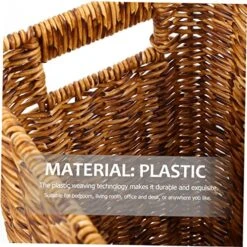 STOBOK 2 Pcs Storage Basket Utensil Tray Kids Basket Woven Tray Woven Storage Bin Woven Nesting Bin Woven Magazine Holder Book Storage Basket Sundries Organizing Basket Display Basket 7 STOBOK 2 Pcs Storage Basket Utensil Tray Kids Basket Woven Tray Woven Storage Bin Woven Nesting Bin Woven Magazine Holder Book Storage Basket Sundries Organizing Basket Display Basket -Songmics Furniture Shop 610gRfqqK9L