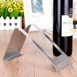 CdyBox Stainless Steel Wine Rack Single Wine Bottle Holder Rack Display (Silver) -Songmics Furniture Shop 6168IRmHxXL